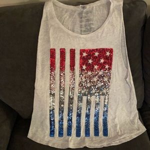 PINK. 4th of July Tank